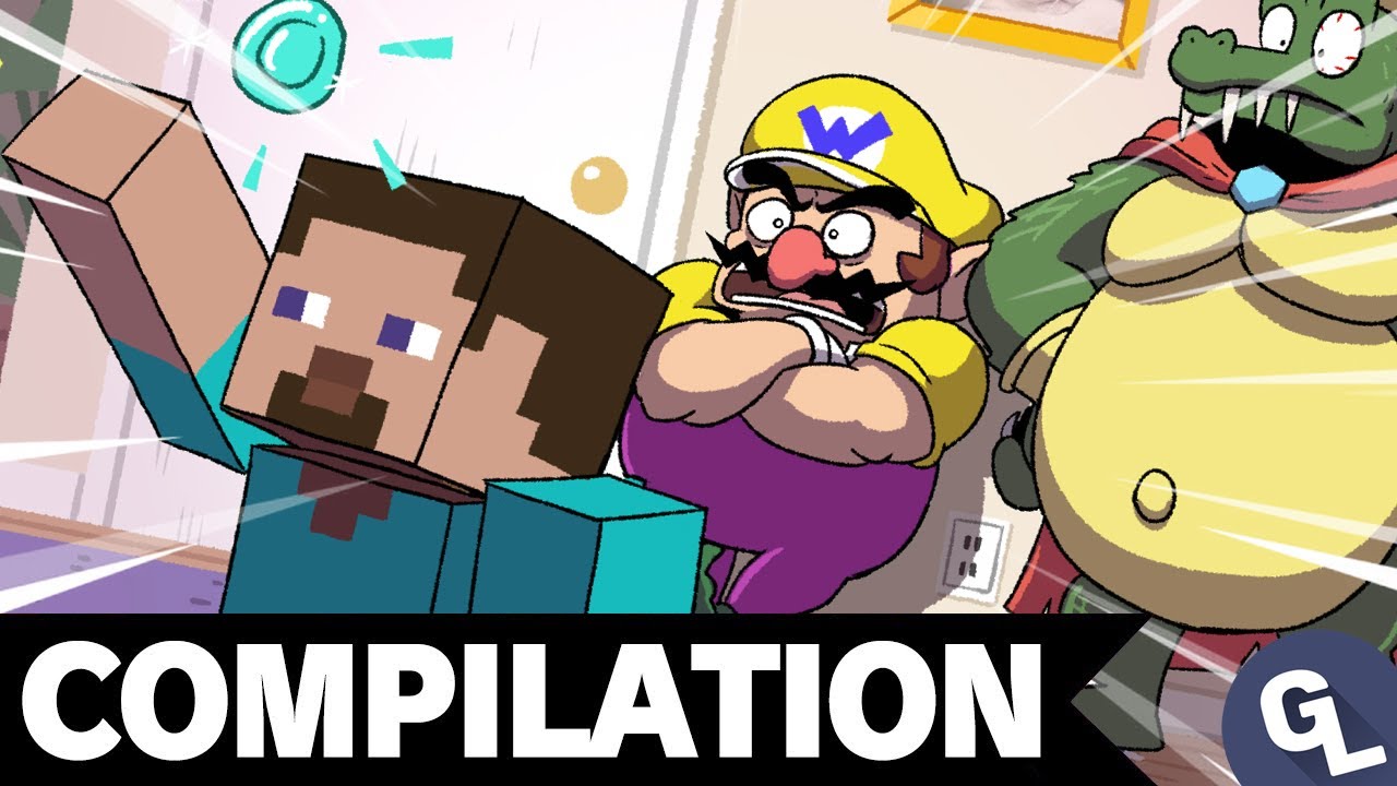 Minecraft Steve Joins Smash! Super Smash Bros. Ultimate Comic Dub Compilation 11 - GabaLeth