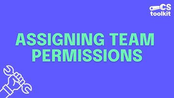 Assigning Team Permissions