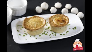 Creamy Chicken & Mushroom Pot Pie | Few ingredients | Puff Pastry | Mrigya Food Story