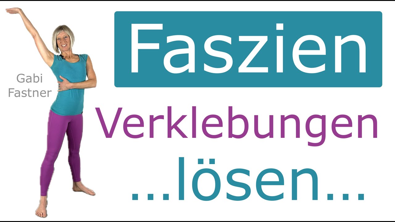 🍬 20 min. Faszien - Verklebungen lösen | alle Hauptlinien dehnen, Gymnastik ohne Geräte, im Stehen