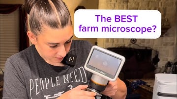 Celestron TetraView Digital LCD Microscope Unboxing & First Look | Best Microscope for Goat Fecals
