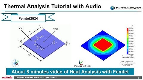 Thermal Analysis Tutorial (Femtet2024)