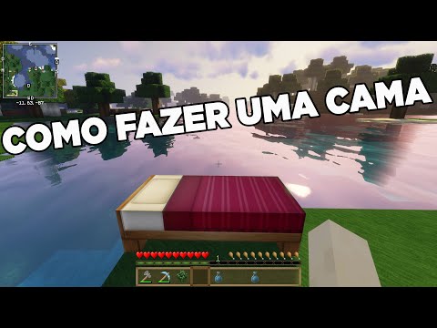 Vídeo: Como Fazer Uma Cama No Minecraft