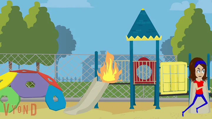 Doris burns a playground and gets grounded