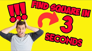 FIND SQUARE ROOT OF NUMBERS ENDING WITH 5 IN 3 SECONDS !!!