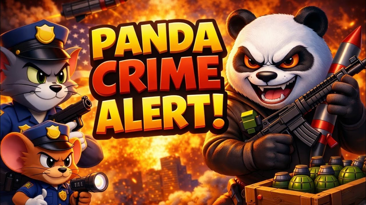 Panda Villain vs Tom & Jerry | Secret Weapon Smugglers Caught!