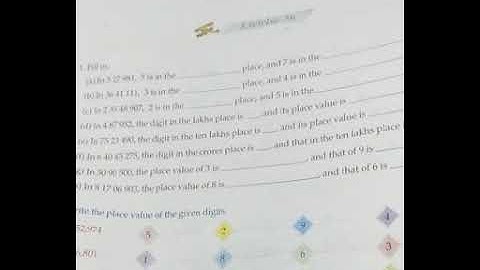 Class 5      Chapter - 3 Large Numbers