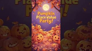 Pumpkin Place Value Party Math for Kids #mathforkids #placevalue #fallforkids #pumpkinmath #kidslear