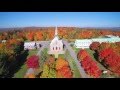 Autumn in Lanaudiere, Québec, Canada drone footage 4K