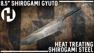 Heat Treating Shirogami–Building Tools–Removing Warps–Claying Spines