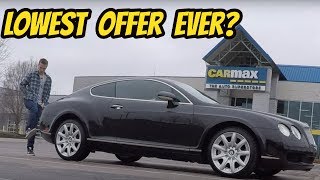 I Took My Broken Bentley Continental GT to Carmax for an Appraisal