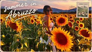 Summer in Abruzzo: Weddings, Sunflowers and Too Much Food!