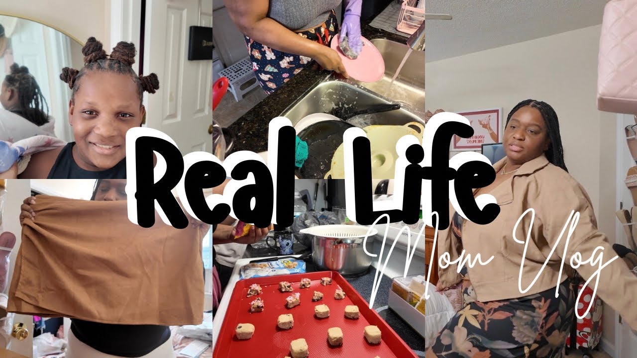 Homebody Vlog | Try-On Haul, Dinner, Doing Hair & Baking Cookies