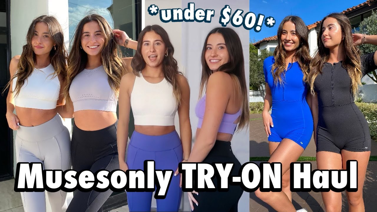 MUSESONLY TRY ON HAUL *cute gym fits* - YouTube