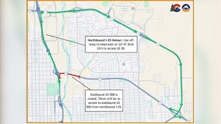 Pueblo highway to close during weekend for pipe installation
