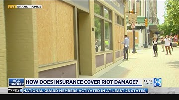 How does insurance cover riot damage?