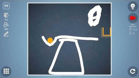 Check out how I solved level 99 in Brain It On! #BrainItOn