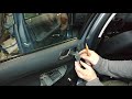 SKODA Fabia disassembly door (снятие дверной карты)