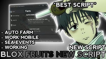[🍎] Blox Fruit Script *BEST SCRIPT* - Auto Farm, Sea Events, Fruit Sniper & More!