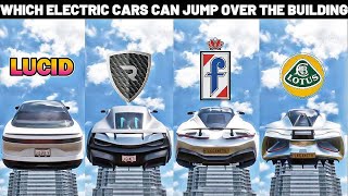 WHICH ELECTRIC CARS CAN JUMP OVER THE BUILDING IN FORZA HORIZON 5 | LET'S FIND OUT