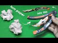 EASY STEP | How I make my Paper CS:GO Butterfly Knife (Asiimov Skin) at HOME