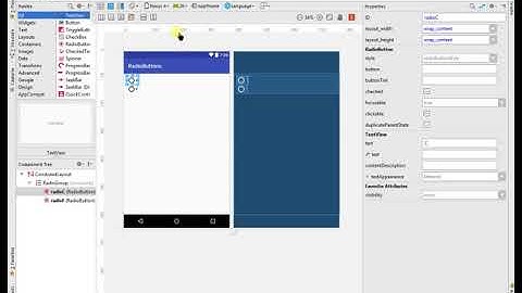 ANDROID Make and use radio buttons with a radio group