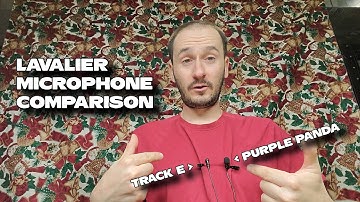 Tentacle Sync Track E vs Purple Panda Lav Mic | Lavalier Mic Comparison | 32-bit Float Audio