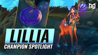Lillia Champion Spotlight + Gameplay - League of Legends Season 10