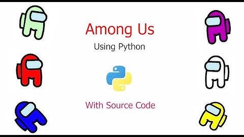 Draw Among us  character using python