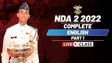 NDA 2 2022 Most Important Questions | Complete English | Part 1