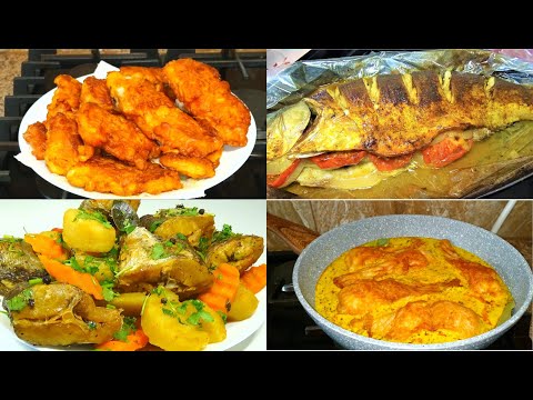 РЫБА - 4 Безумно Вкусных Рецепта 😋 Один ВКУСНЕЕ другого 👍рыба Хек и Толстолобик