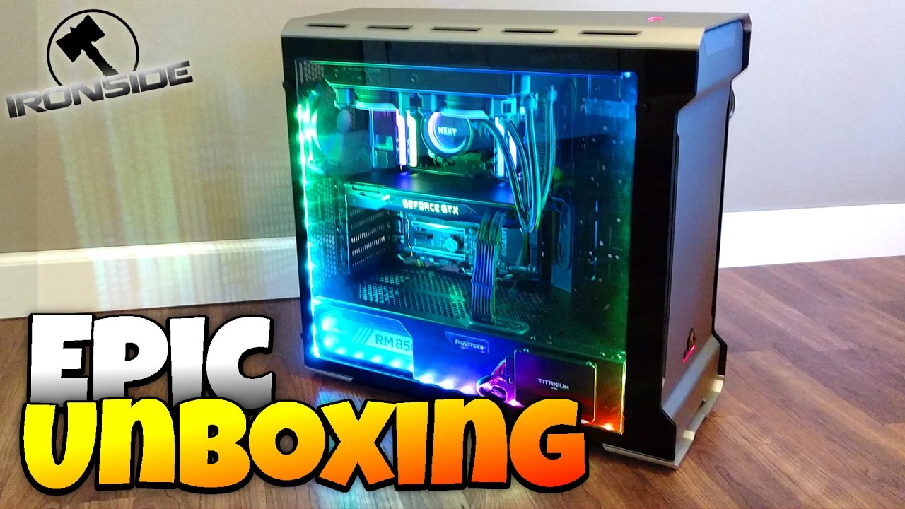 My 2017 Gaming and Rendering PC! - Epic PC Unboxing and Giveaway! - Sponsored by Ironside Computers
