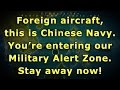 [RARE ATC] USN aircraft ALERTED by CHINESE NAVY to GO AWAY!