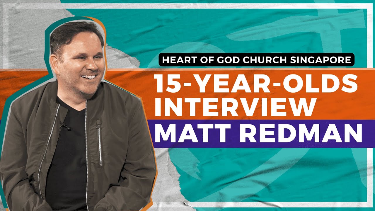 EXCLUSIVE 15 year olds Interview Grammy Winner Matt Redman YouTube