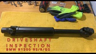 DRIVESHAFT INSPECTION