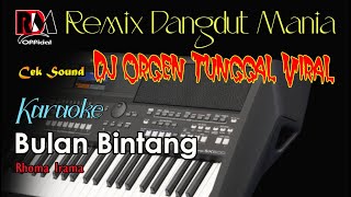 Karaoke Bulan Bintang Rhoma Irama - Full Music Remix Dangdut Orgen Tunggal  Full Bass Paling Santui