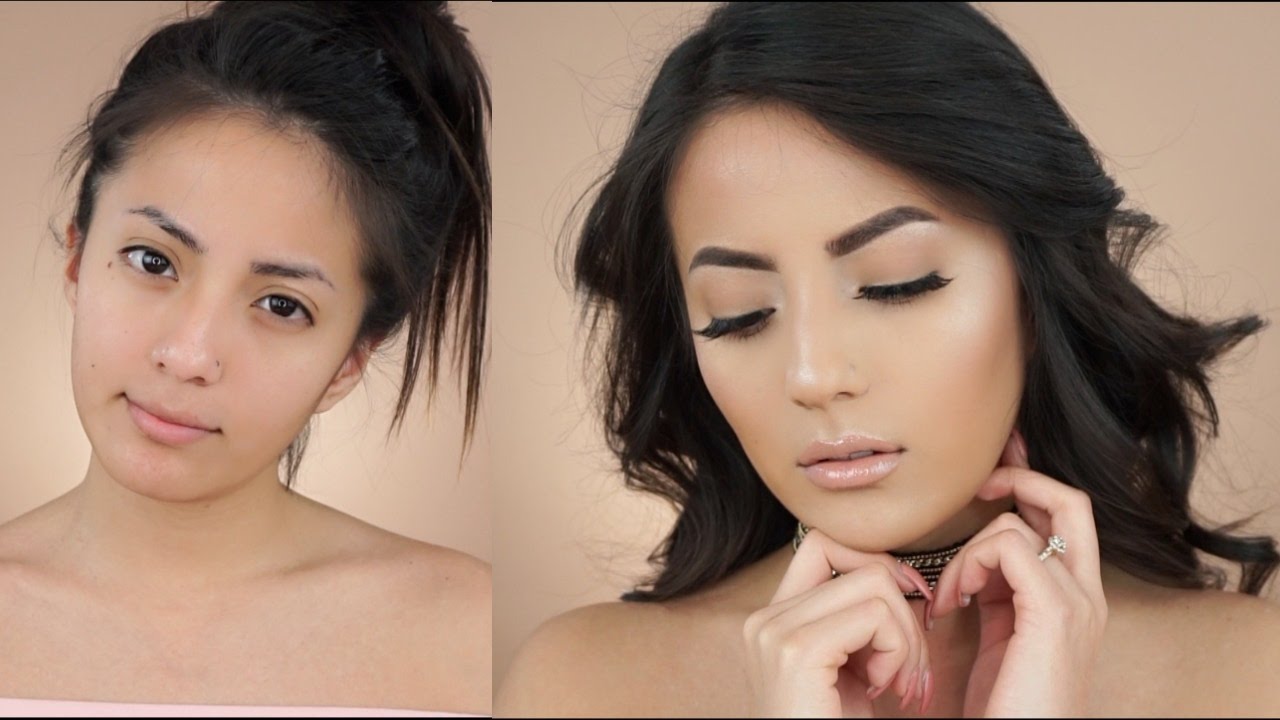 MAQUILLAJE NATURAL Y SUPER LUMINOSO + ONDAS EN EL CABELLO | itsmeana