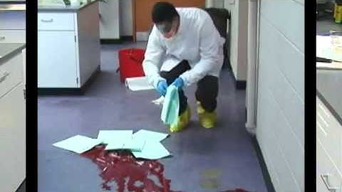 How to Clean up a Blood Spill