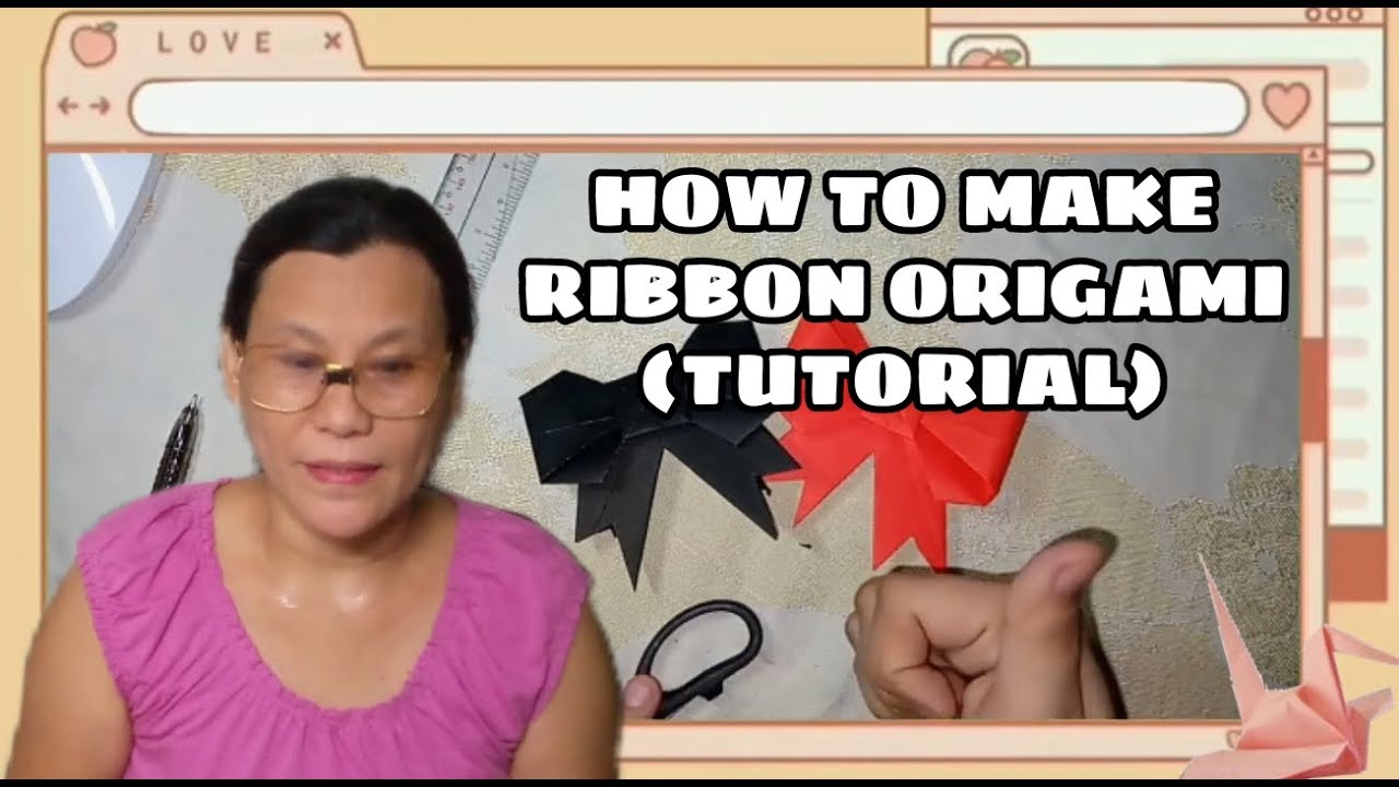 HOW TO MAKE RIBBON ORIGAMI (TUTORIAL) - YouTube