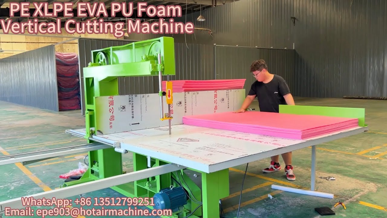 Vertical Cutting Machine Band Saw Cutting Machine for PE XLPE EVA PU