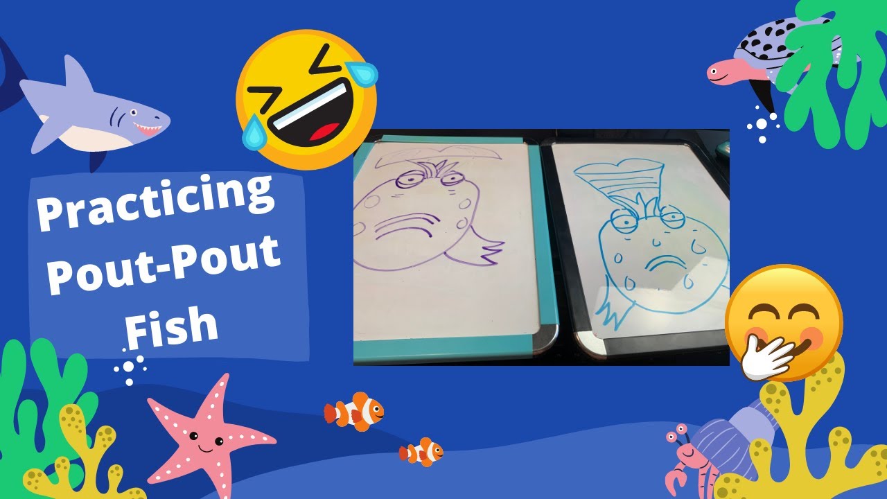 Pout-Pout Fish Drawing Practice For My Classes - YouTube