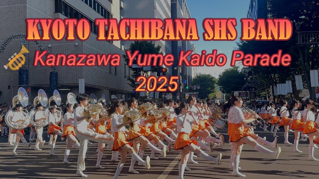 Kyoto Tachibana High School Brass Band takes Kanazawa to a frenzy