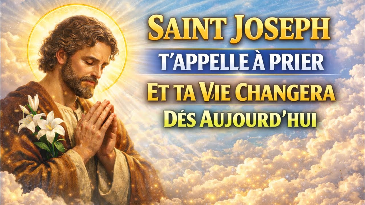 🌟 SAINT JOSEPH et ton DESTIN : PRIÈRE pour REMETTRE ton AVENIR entre les MAINS de DIEU 🙏
