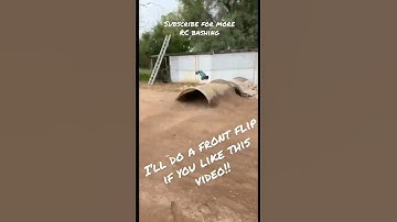 Traxxas Rustler RC Car Bash Front Flip- tougher than the sledge?