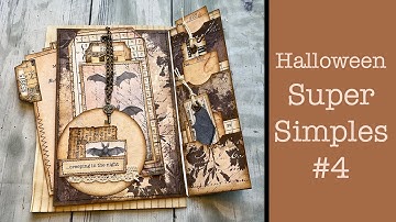 Halloween Super Simple #4: FULL Tutorial for a Halloween Junk Journaling Kit and Folio