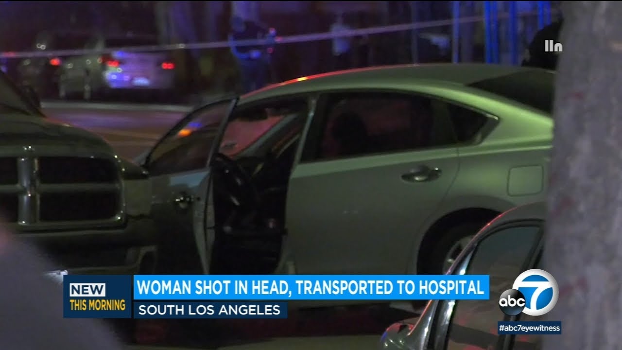 Woman shot in the head while driving in South LA, police say - YouTube
