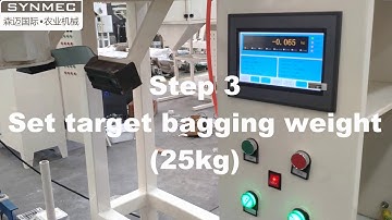 New user manual of DCS 25B Bagging Scale