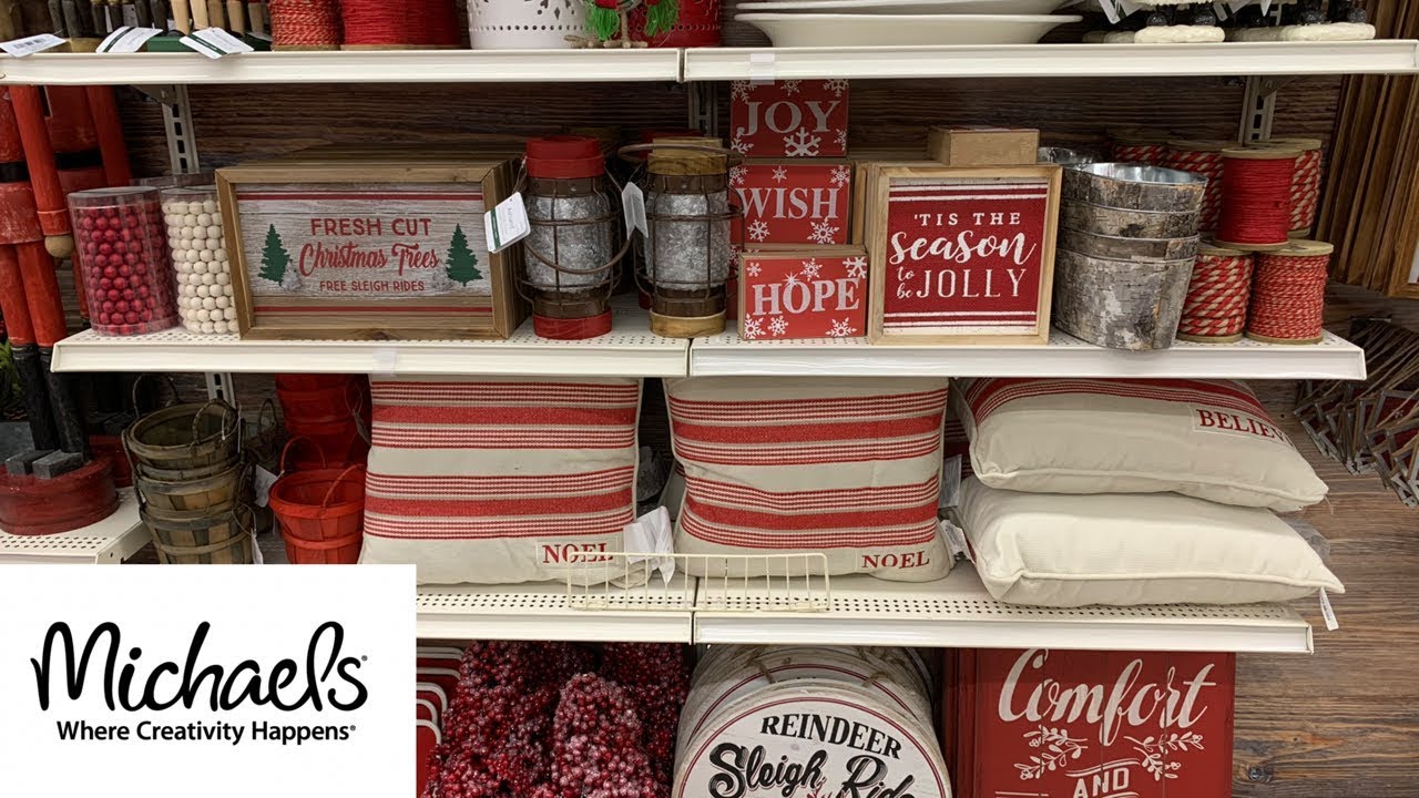MICHAELS MEGA CHRISTMAS DECOR 2019! HOLIDAY EDITION COME WITH ME
