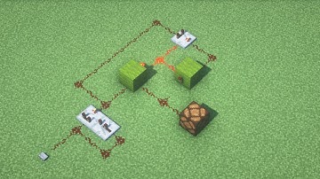 Simple Minecraft T flip-flop switch: no pistons or droppers or hoppers