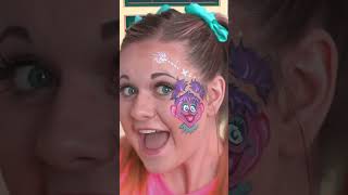 Abby Cadabby Face Paint | BEST Halloween Face Paint for Kids #shorts #facepaint #sesamestreet